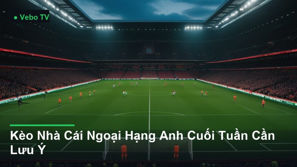 toàn cảnh sân vận động trong một trận đấu - Kèo Nhà Cái Ngoại Hạng Anh Cuối Tuần Cần Lưu Ý